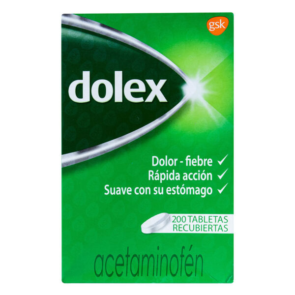 DOLEX 500 MG 200 TABLETAS