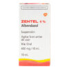 ZENTEL 400 MGS 10 ML SUSPENSION