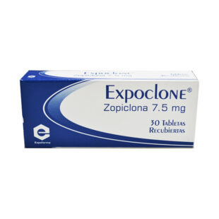 ZOPICLONA 7.5 MG 30 TABLETAS EXPOCLONE