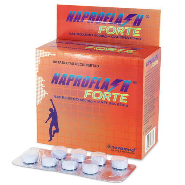 NAPROFLASH FORTE 500 MG 80 TBS