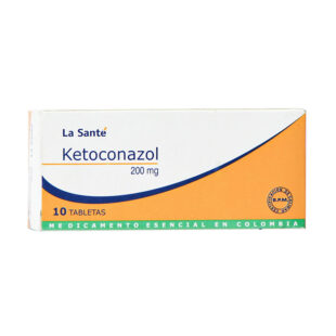 KETOCONAZOL 200 MGS 10 TABLETAS LA SANTE