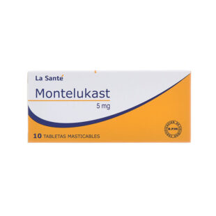 MONTELUKAST 5 MG 10 TABLETAS LS(M)10479