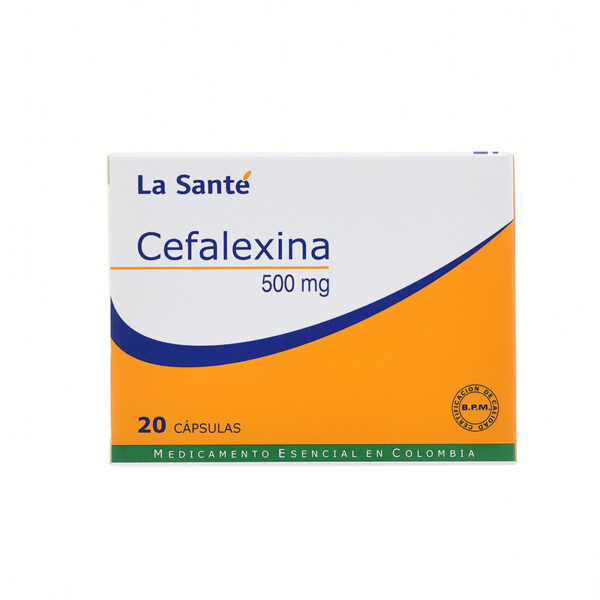CEFALEXINA 500 MGS 20 CAPSULAS LA SANTE