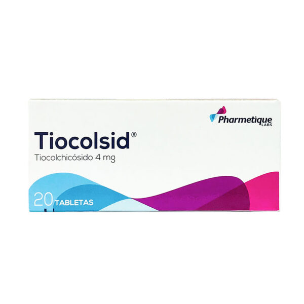 TIOCOLSID 4 MG 20 TABLETAS (T)