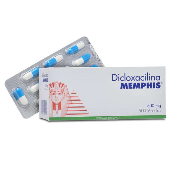 DICLOXACILINA 500 MG 50 CAPSULAS MP