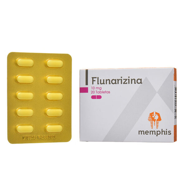 FLUNARIZINA 10 MG 20 TABLETAS MP