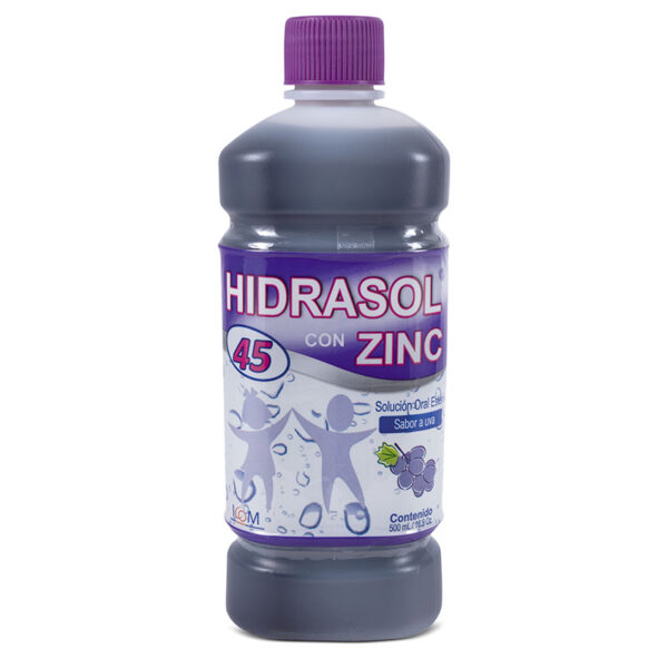 HIDRASOL 45 ZINC UVA 500 ML SU.ORAL ICOM