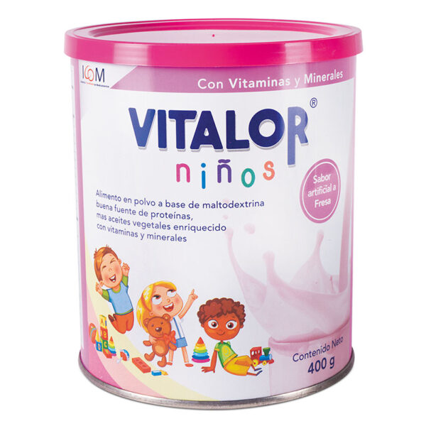 VITALOR NINOS VITAMINAS FRESA 400 GR