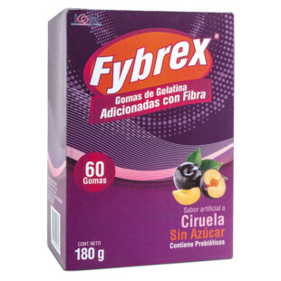 GOMAS GELATINA FYBREX CIRULA 60UDS ICOM