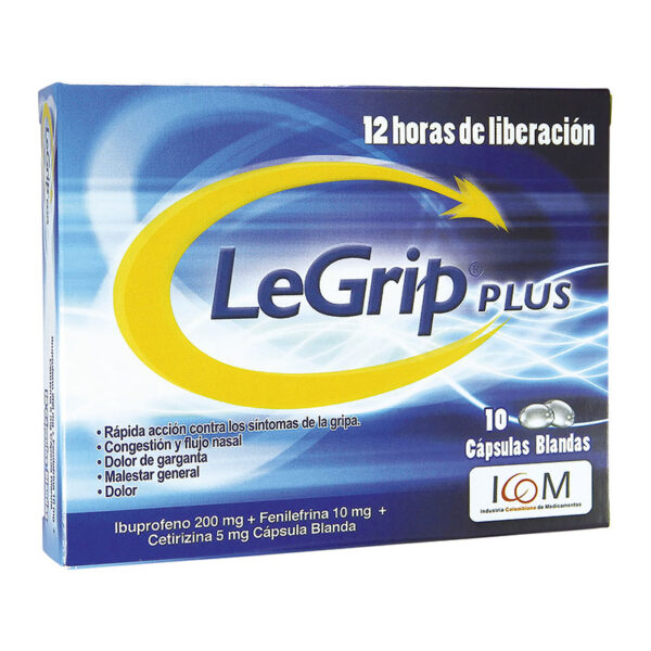 LEGRIP PLUS 100 CAPSULAS BLANDAS ICOM