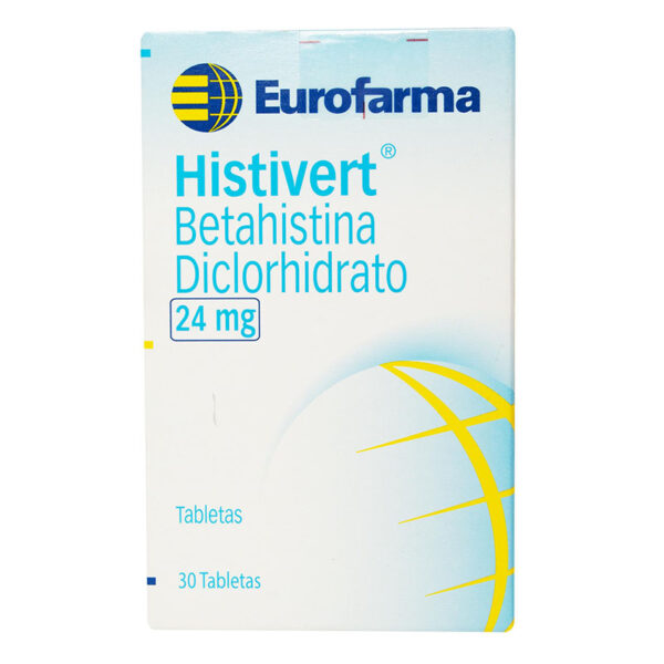 HISTIVERT 24 MG 30 TABLETAS(3%+)
