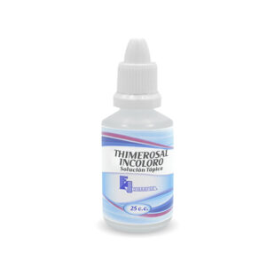 TIMEROSAL INCOLORO 12 UDS 25 ML DISANFER