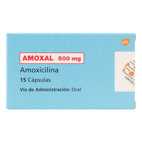 AMOXAL 500 MGS 15 CAPSULAS