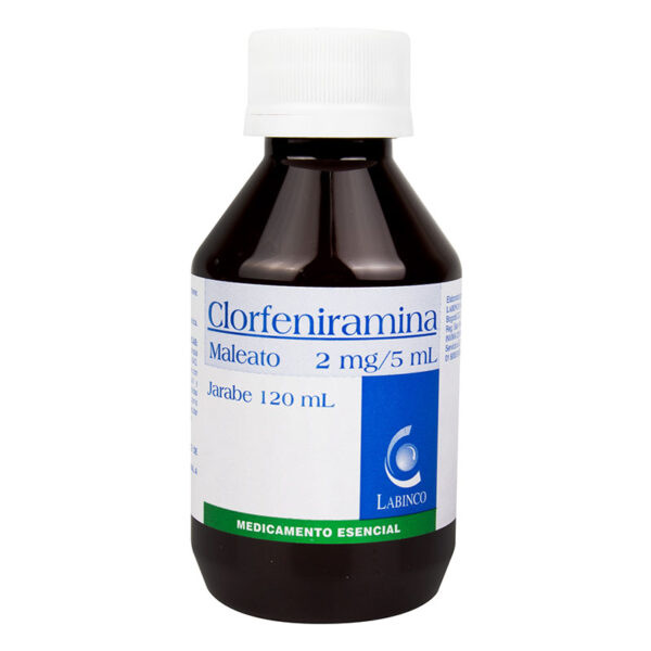 CLORFENIRAMINA 2 MG/5ML FCO 120 ML LABINC