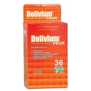 DOLIVIUM MAX 200/30 MG 36 CAPSULAS ICOM