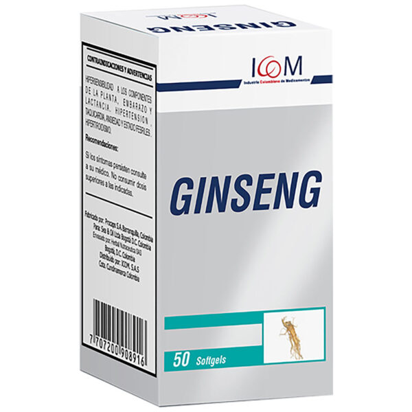 GINSENG 50 CAPSULAS BLANDAS ICOM(PD)(RF)