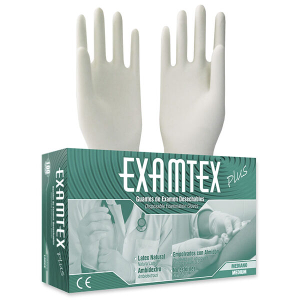 GUANTE EXAMTEX PROTEX 100 UDS T.M
