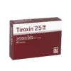 TIROXIN 25 MG 50 TABLETAS