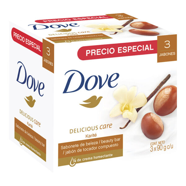 3 JABON DOVE KARITE 90 GR PRE.ESP