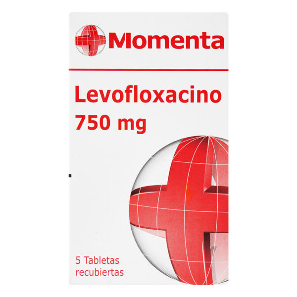 LEVOFLOXACINO 750MG 5 TABLETAS