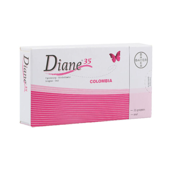DIANE 35 TABLETAS 21 GRAGEAS
