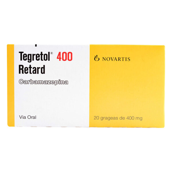 TEGRETOL RETARD 400 MGS 20 TBS