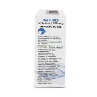 SALBUMED 100MCG AEROSOL 200 DOSIS CIPLA