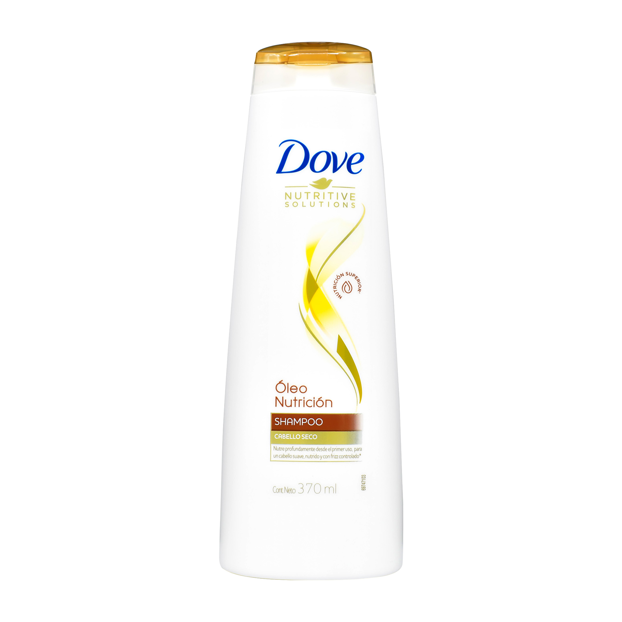 Shampoo Dove Óleo Nutrición 370 ml